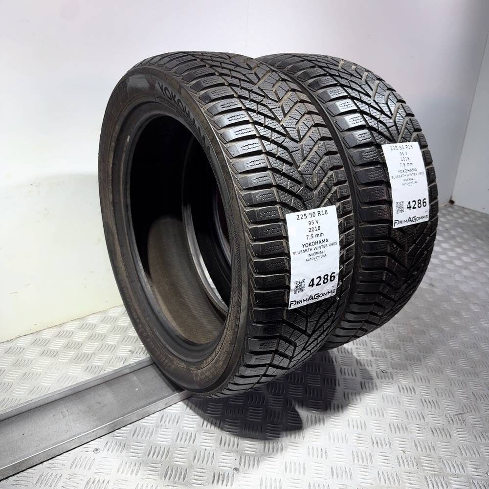 Gomme Usate 225 50 R18 95V Yokohama Bluearth Winter V905 98% Invernali - immagine 7