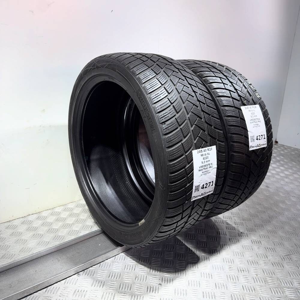 Gomme Usate 245 40 R19 98W XL Vredestein Wintrac Pro 71% Invernali - immagine 7