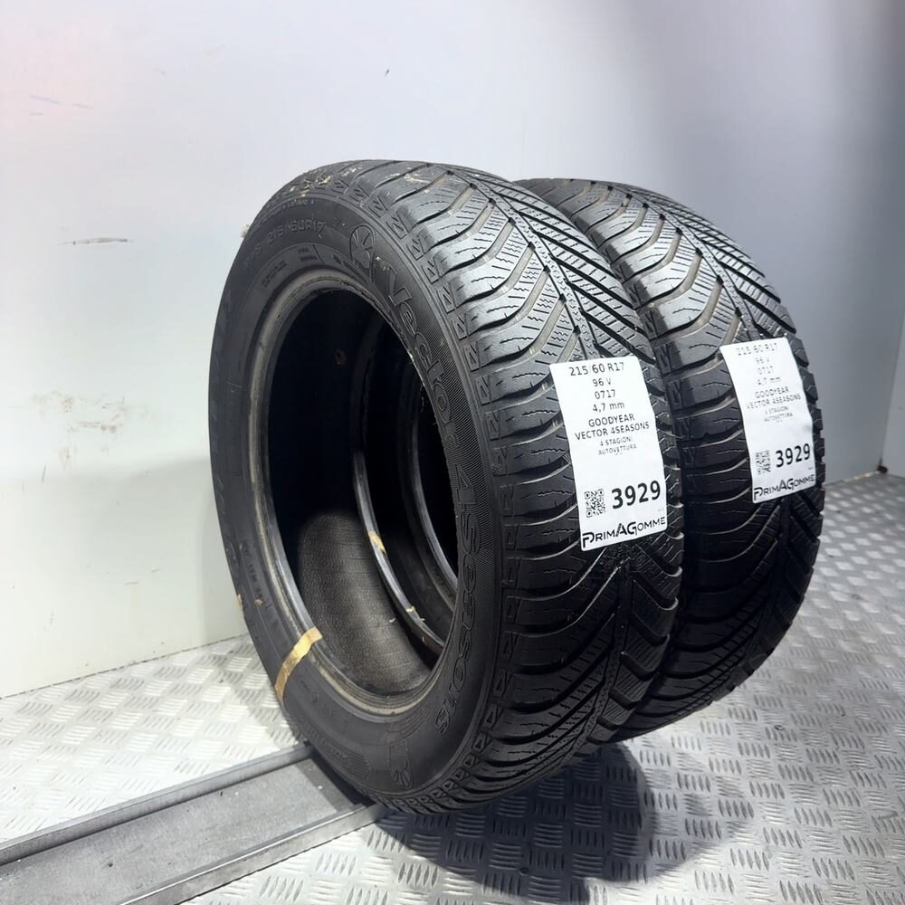 Gomme Usate 215 60 R17 96V Goodyear Vector 4Seasons 4 Stagioni - immagine 7