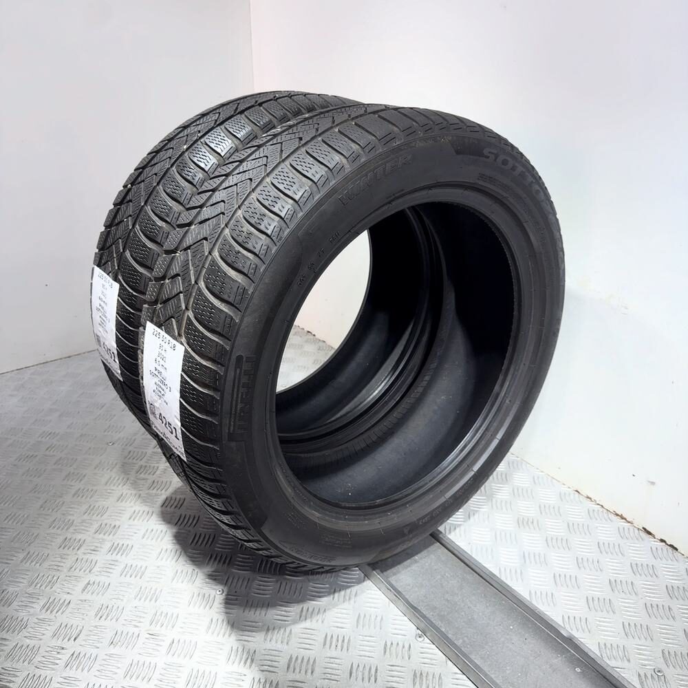 Gomme Usate 225 50 R18 95H Pirelli Sottozero 3 RunFlat 86% Invernali - immagine 7