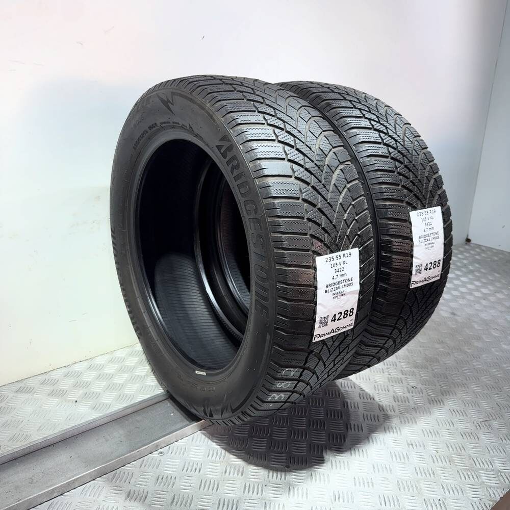 Gomme Usate 235 55 R19 105V XL Bridgestone Blizzak LM005 Invernali - immagine 7