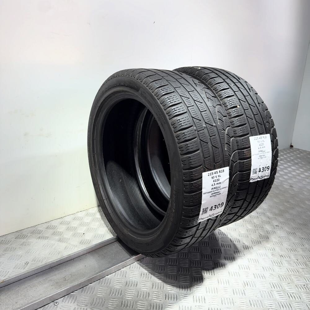 Gomme Usate 215 45 R18 XL 93V Pirelli Sottozero Winter 240 Serie II Invernali - immagine 7