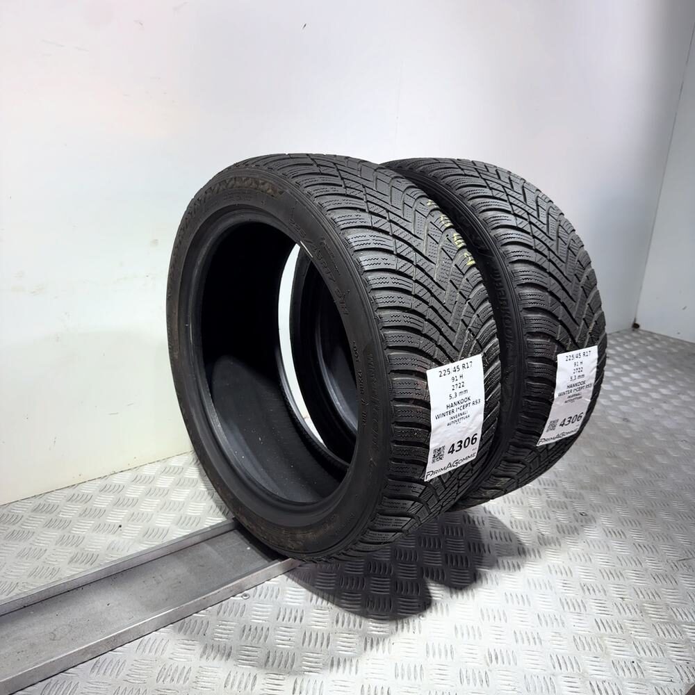 Gomme Usate 225 45 R17 91H Hankook Winter I*Cept RS3 76% Invernali - immagine 7