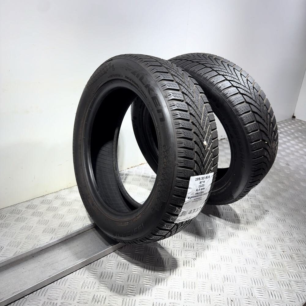 Gomme Usate 195 55 R16 87H Falken Eurowinter HS02 91% Invernali - immagine 7