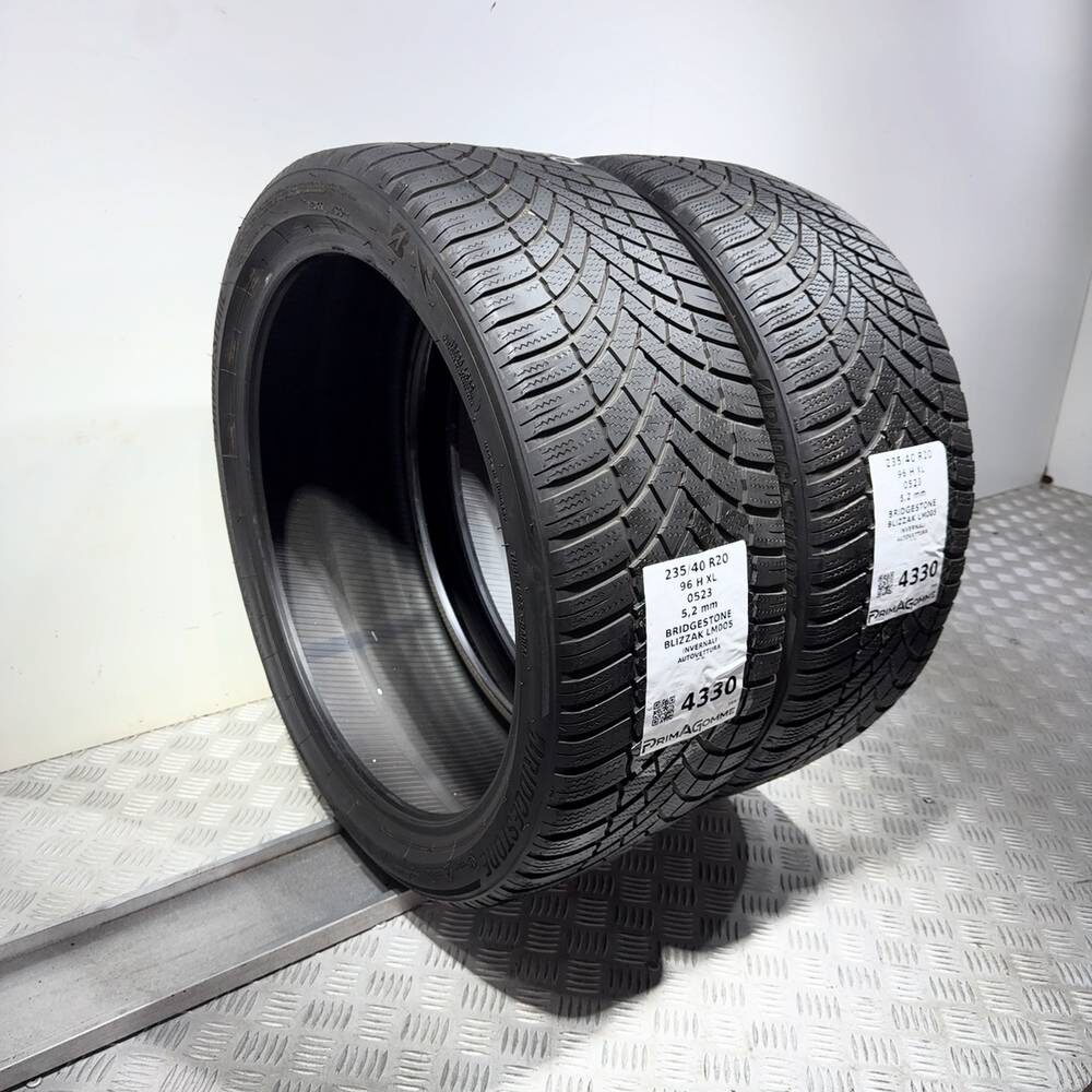 Gomme Usate 235 40 R20 96H XL Bridgestone Blizzak LM005 74% Invernali - immagine 7