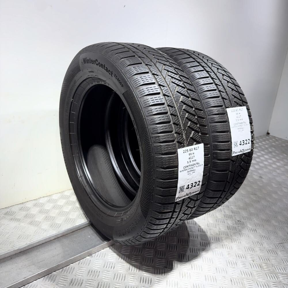 Gomme Usate 225 60 R17 99H Continental Wintercontact TS 850 P 79% Invernali - immagine 7