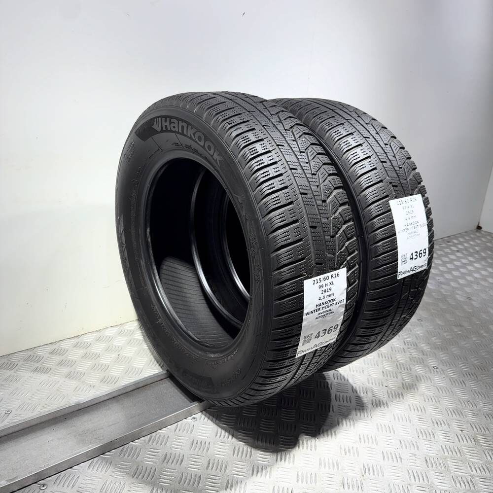 Gomme Usate 215 60 R16 XL 99H Hankook Winter I*Cept Evo2 Invernali - immagine 7