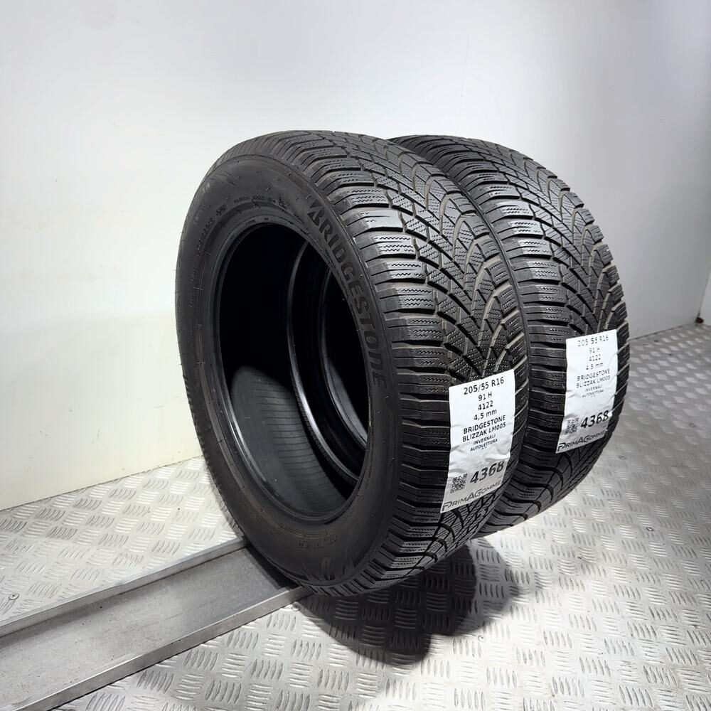 Gomme Usate 205 55 R16 91H Bridgestone Blizzak LM005 Invernali - immagine 7
