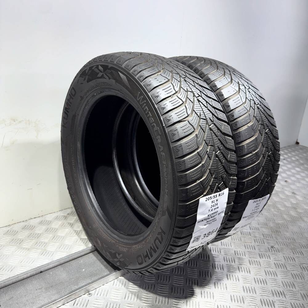 Gomme Usate 205 55 R16 91H Kumho Wintercraft WP52 98% Invernali - immagine 7