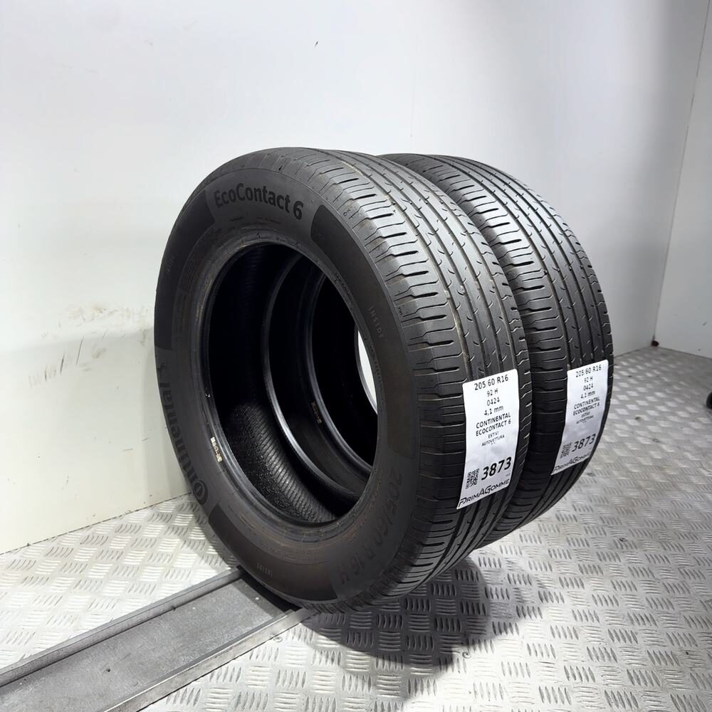 Gomme Usate 205 60 R16 92H Continental Ecocontact 6 Estive - immagine 7