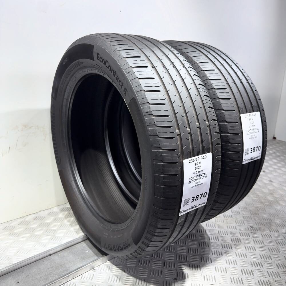 Gomme Usate 235 50 R19 99V Continental Ecocontact 6 Estive - immagine 7