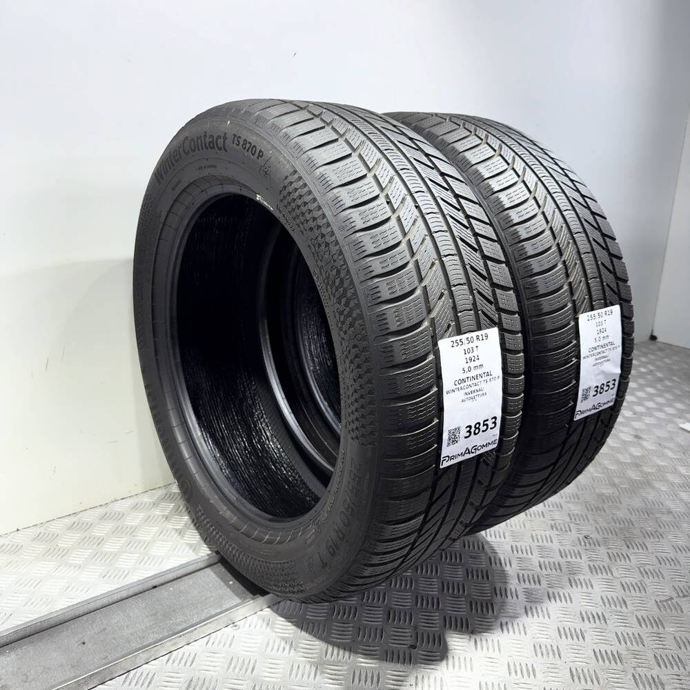 Gomme Usate 255 50 R19 103T Continental Wintercontact TS 870 P 71% Invernali - immagine 7