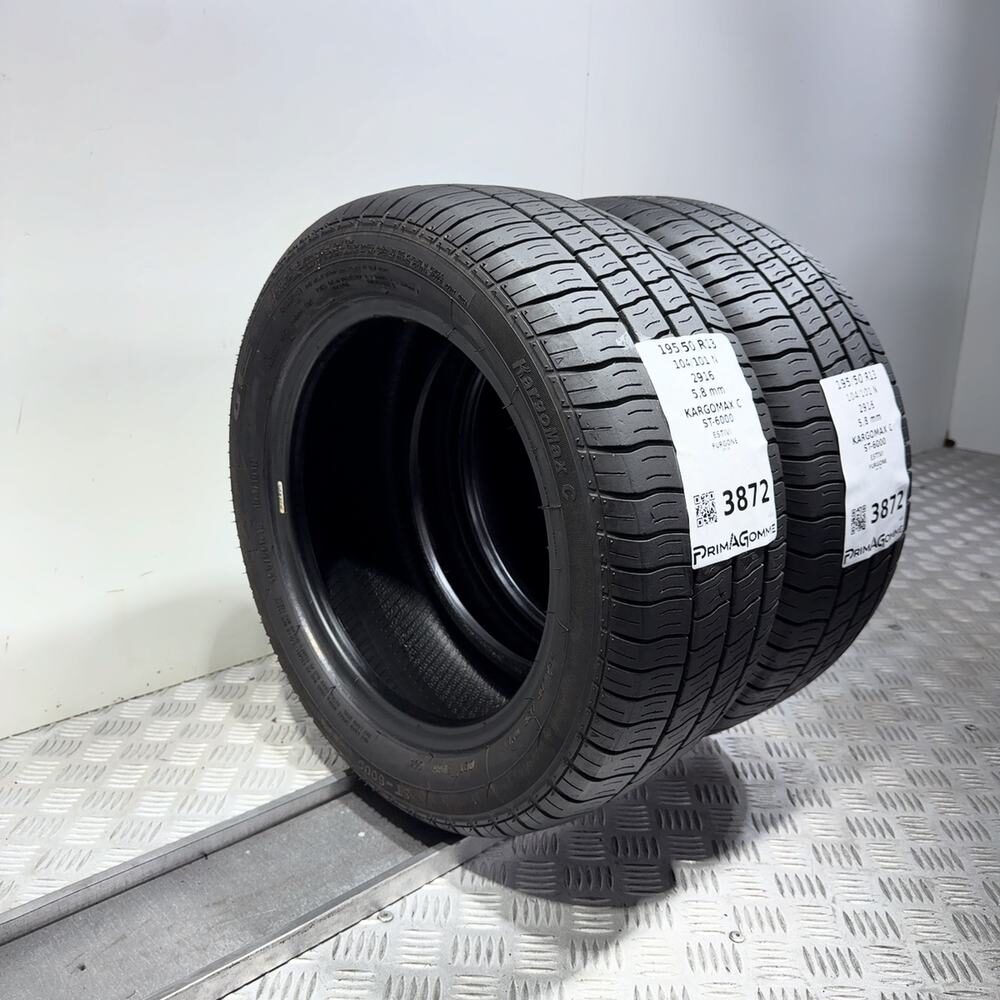 Gomme Usate 195 50 R13 104/101N GT Radial Kargomax C ST-6000 83% Estive - immagine 7