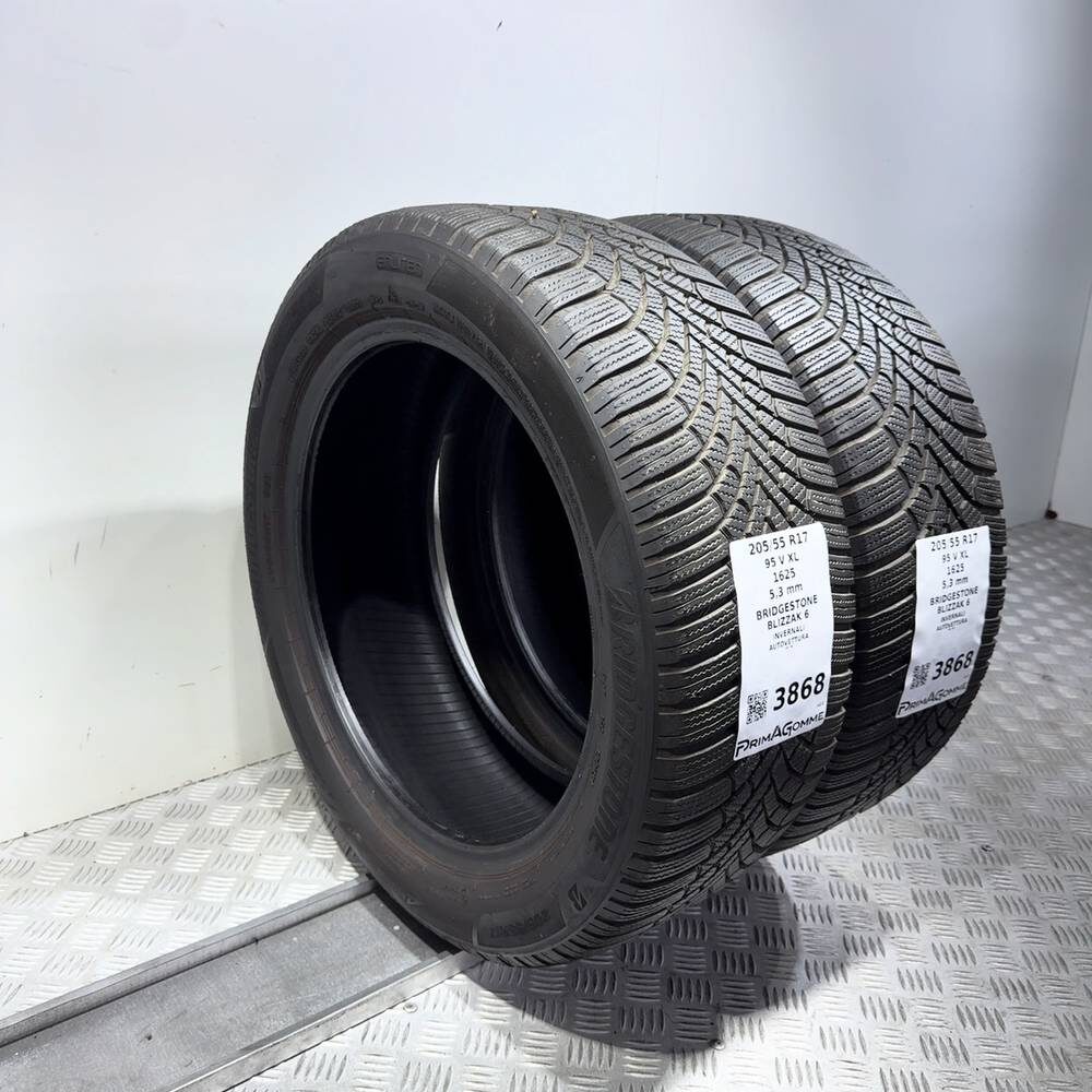 Gomme Usate 205 55 R17 XL 95V Bridgestone Blizzak 6 76% Invernali - immagine 7