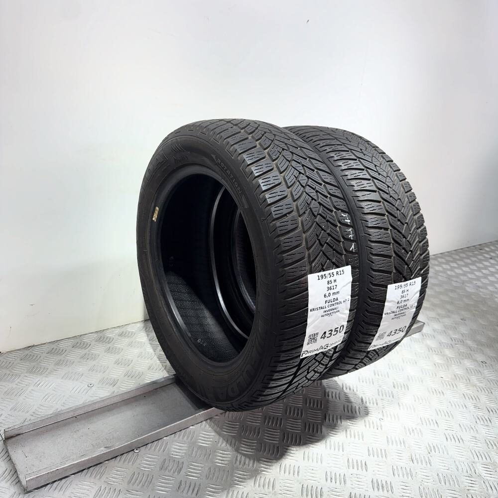 Gomme Usate 195 55 R15 85H Fulda Kristall Control HP 2 86% Invernali - immagine 7