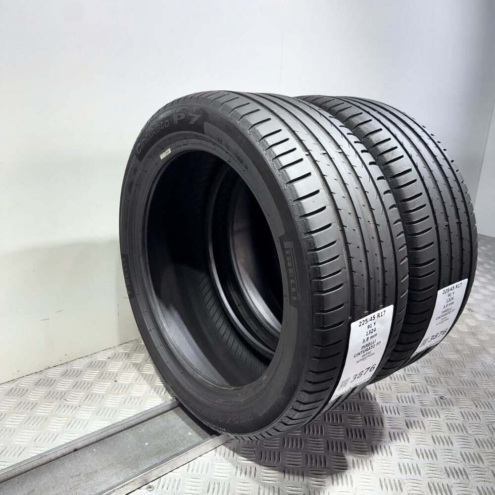 Gomme Usate 225 45 R17 91Y Pirelli Cinturato P7 Estive - immagine 7