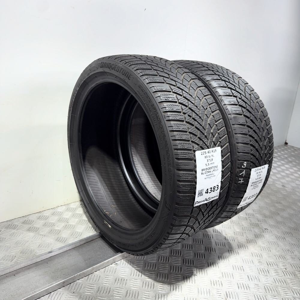 Gomme Usate 225 40 R19 93W XL Bridgestone Blizzak LM005 79% Invernali - immagine 7