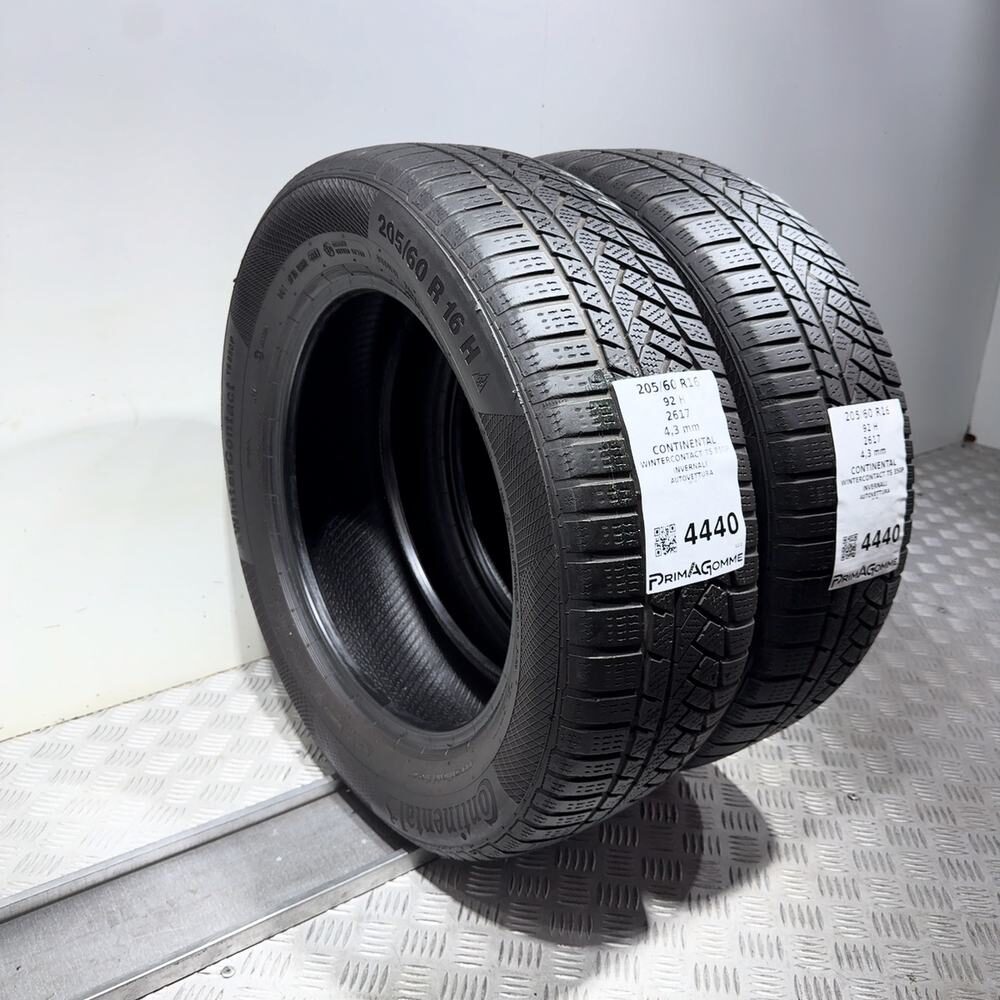 Gomme Usate 205 60 R16 92H Continental Wintercontact TS 850P Invernali - immagine 7