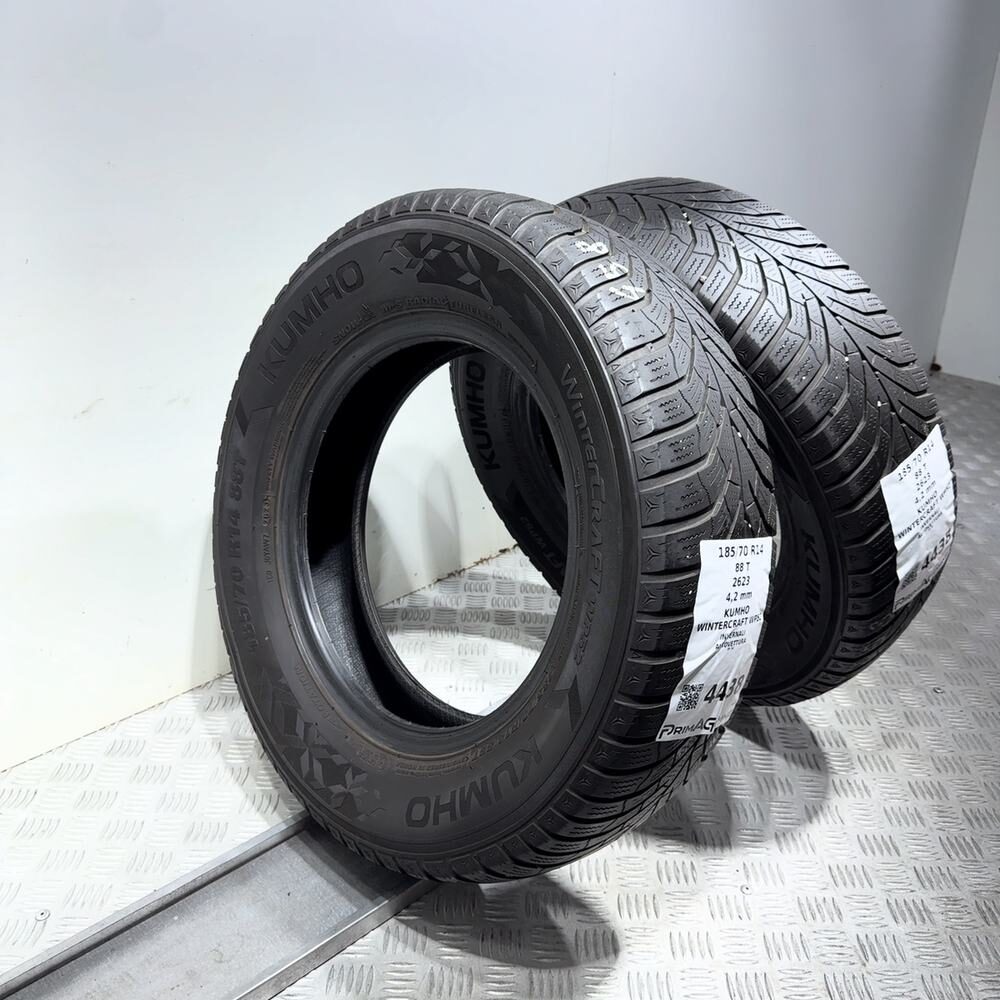 Gomme Usate 185 70 R14 88T Kumho Wintercraft WP52 Invernali - immagine 7