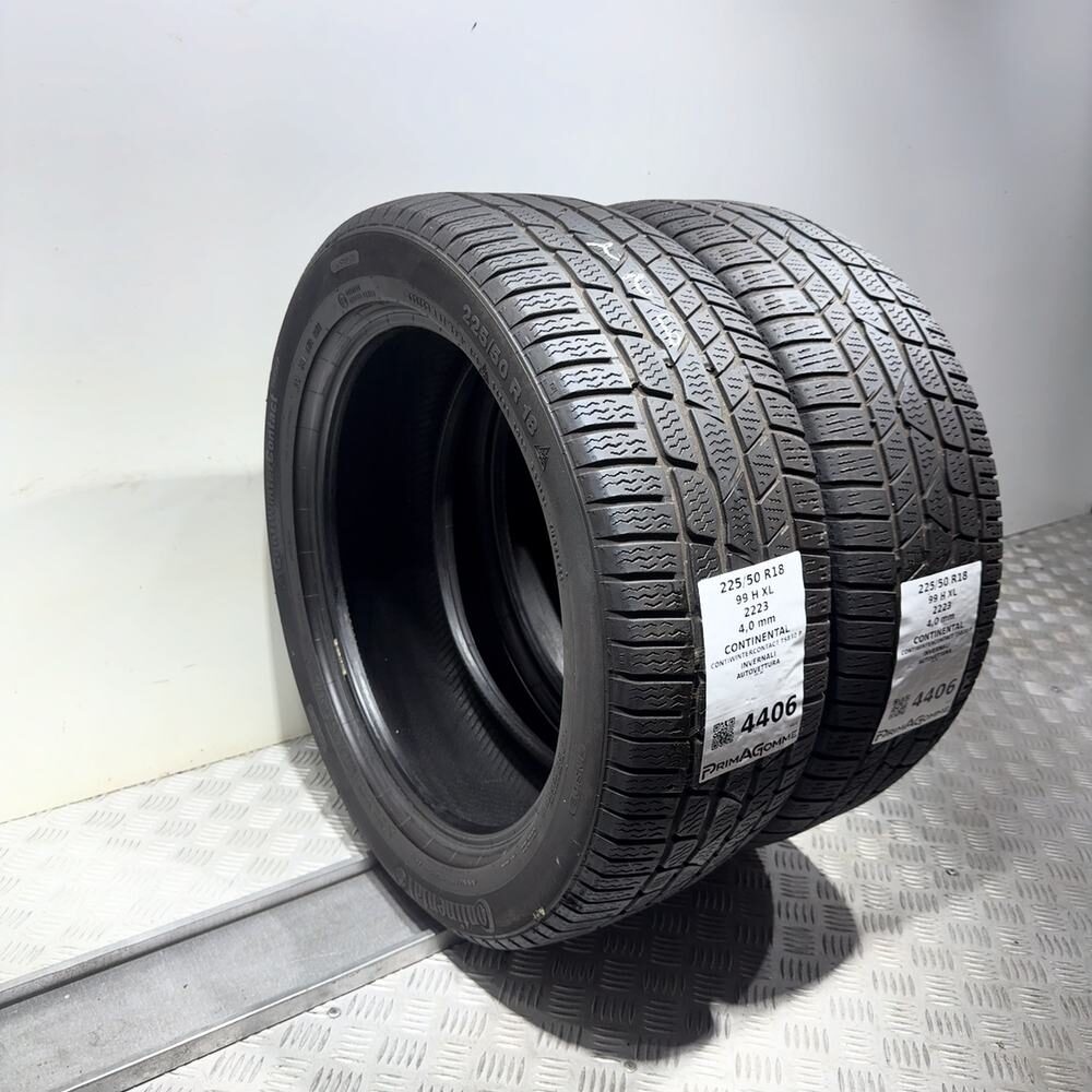 Gomme Usate 225 50 R18 99H XL Continental Contiwintercontact TS830 P Invernali - immagine 7