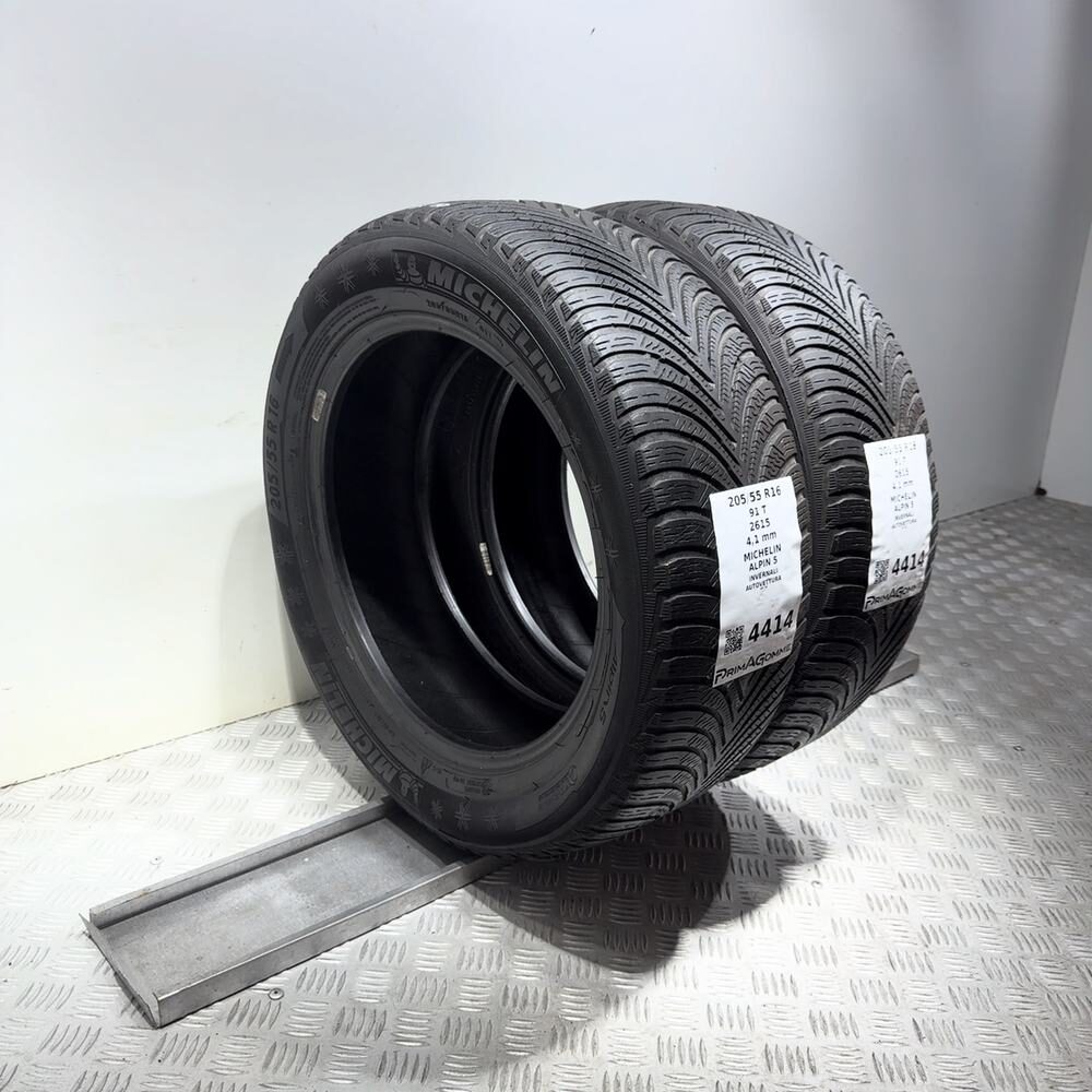 Gomme Usate 205 55 R16 91T Michelin Alpin 5 Invernali - immagine 7