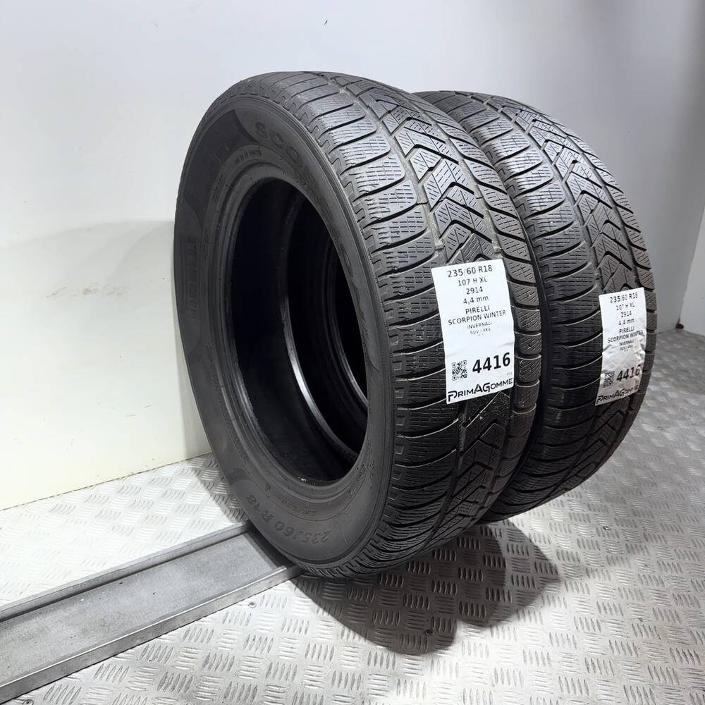 Gomme Usate 235 60 R18 107H XL Pirelli Scorpion Winter Invernali - immagine 7