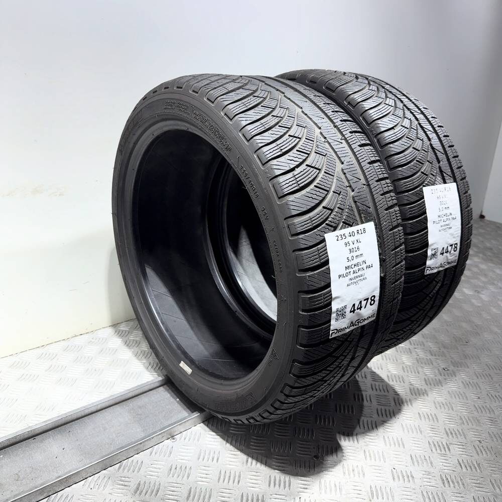 Gomme Usate 235 40 R18 95V XL Michelin Pilot Alpin PA4 71% Invernali - immagine 7