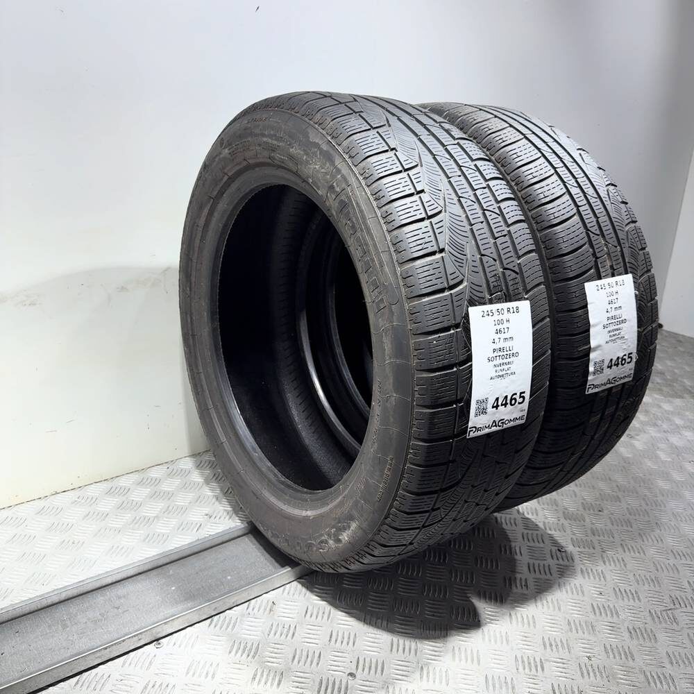 Gomme Usate 245 50 R18 100H Pirelli Sottozero RunFlat Invernali - immagine 7