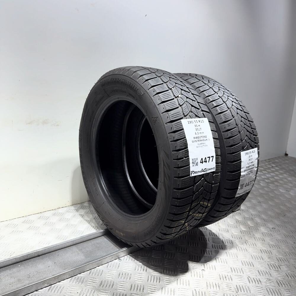 Gomme Usate 195 55 R15 85H Firestone Winterhawk 3 Invernali - immagine 7