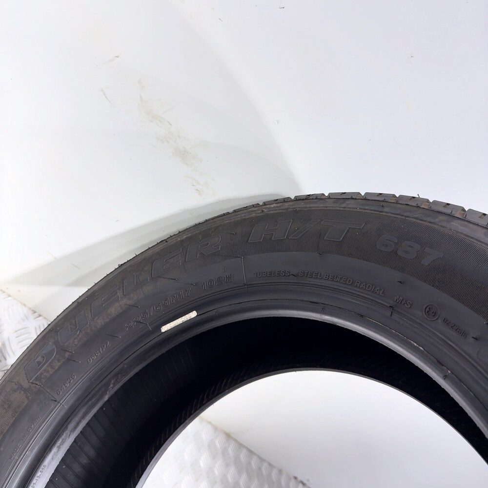 Gomma Usata 225 65 R17 102H Bridgestone Dueler H/T 687 94% Estivo - immagine 7