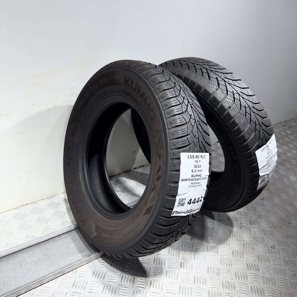 Gomme Usate 155 80 R13 79T Kumho Wintercraft WP52 86% Invernali - immagine 7