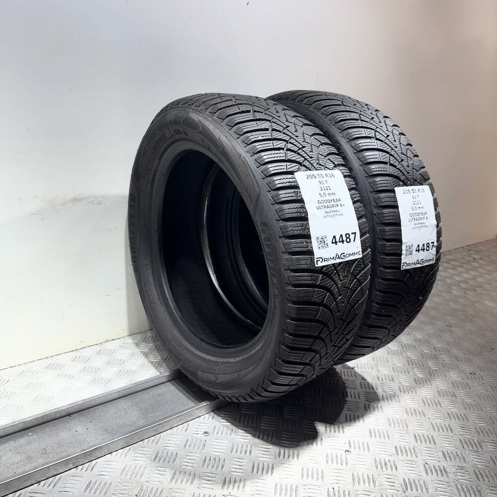 Gomme Usate 205 55 R16 91T Goodyear Ultragrip 9+ 71% Invernali - immagine 7