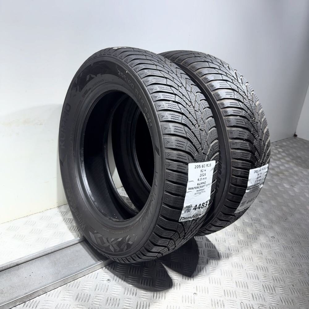 Gomme Usate 205 60 R16 92H Kumho Wintercraft WP52 86% Invernali - immagine 7