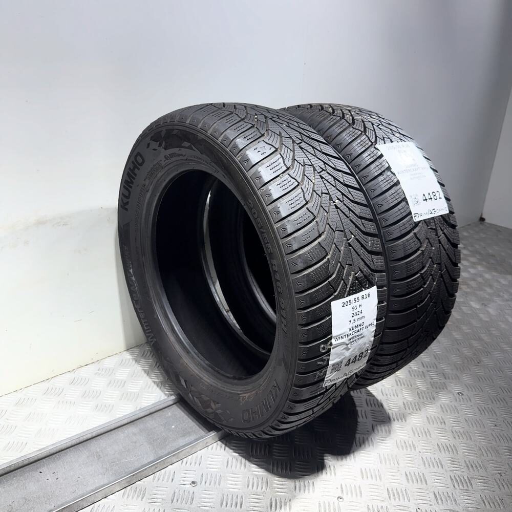 Gomme Usate 205 55 R16 91H Kumho Wintercraft WP52 98% Invernali - immagine 7
