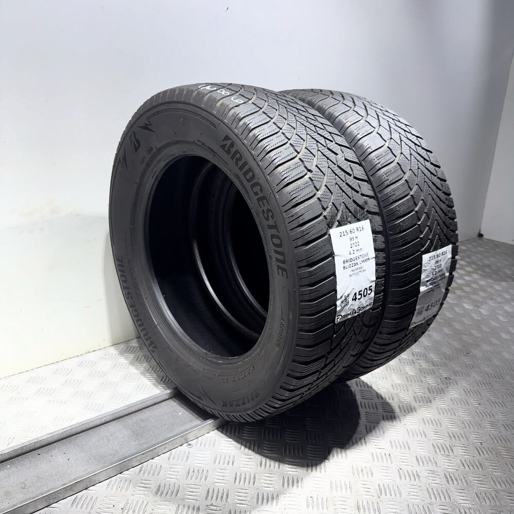 Gomme Usate 215 60 R16 99H Bridgestone Blizzak LM005 Invernali - immagine 7