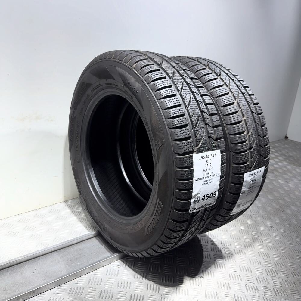 Gomme Usate 195 65 R15 91T Infinity Winter-Hero Inf-049 93% Invernali - immagine 7