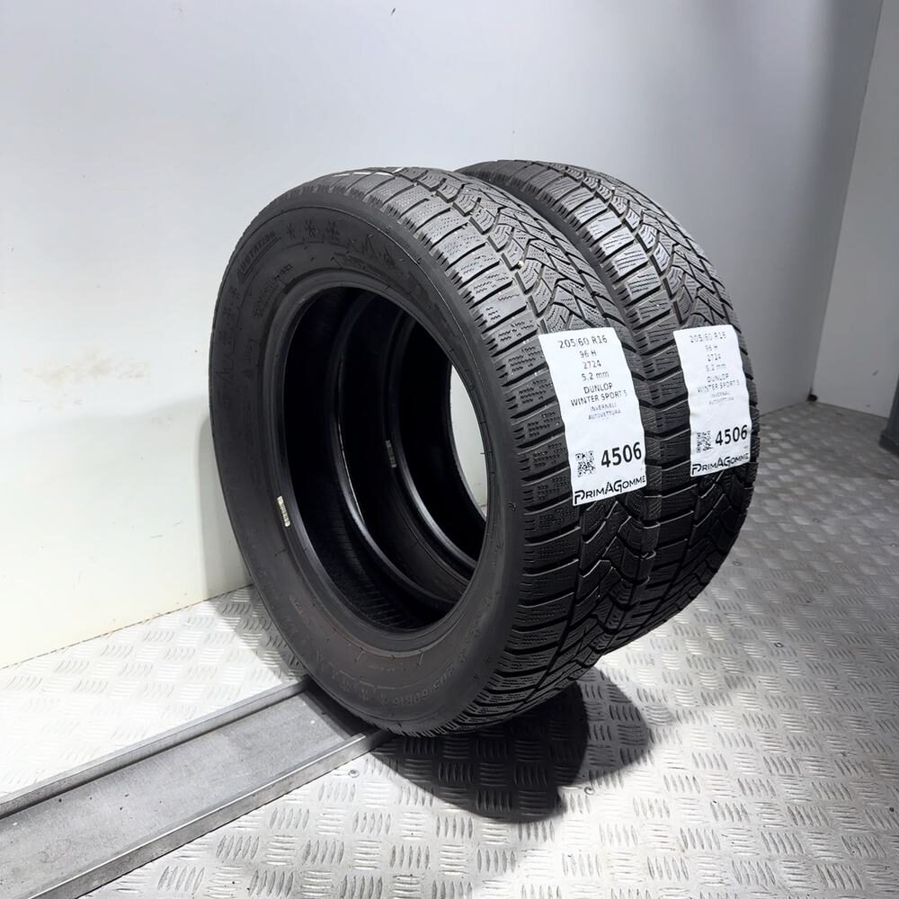 Gomme Usate 205 60 R16 96H Dunlop Winter Sport 5 74% Invernali - immagine 7