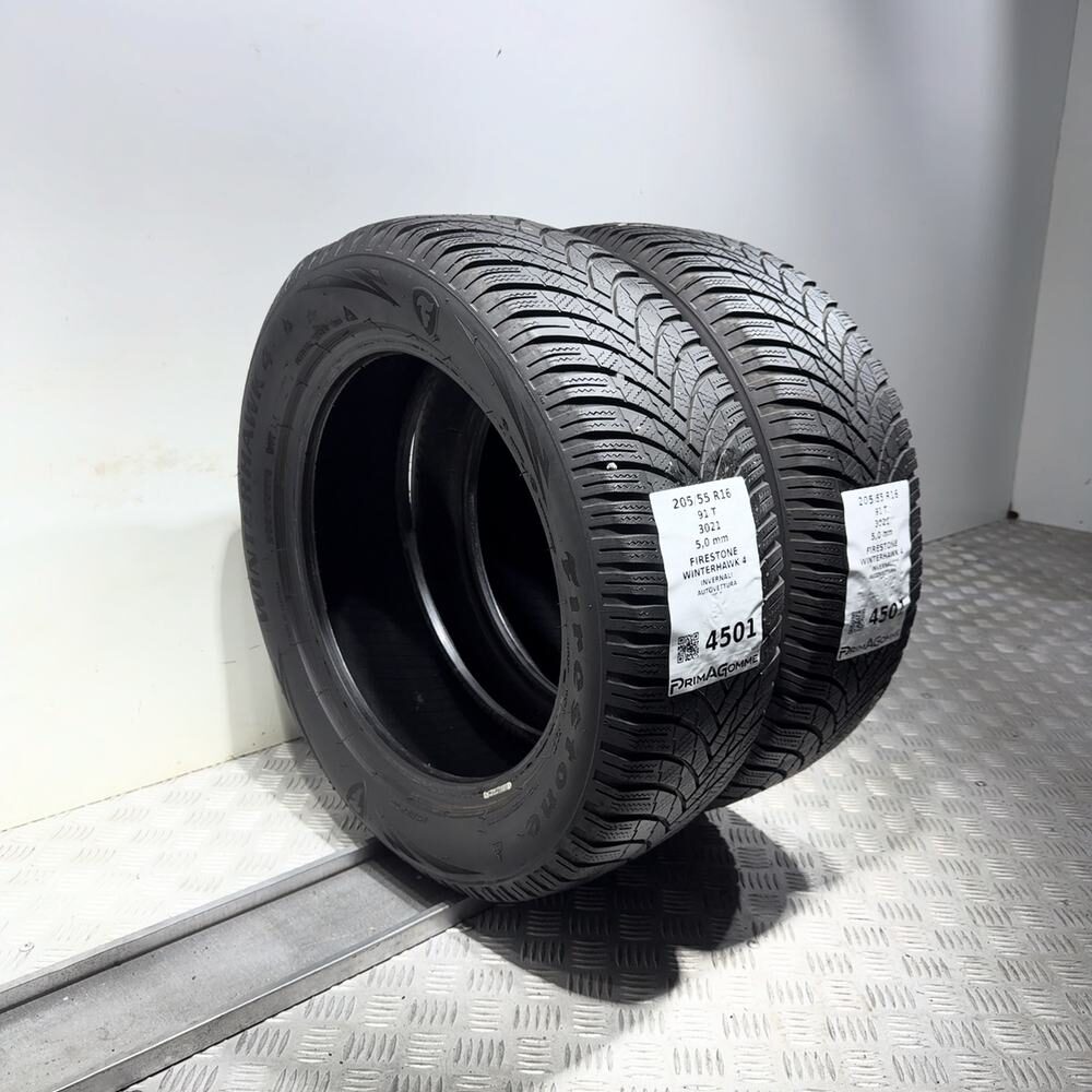 Gomme Usate 205 55 R16 91T Firestone Winterhawk 4 71% Invernali - immagine 7
