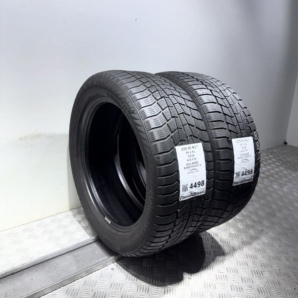 Gomme Usate 225 50 R17 98V XL Gislaved Euro*Frost 6 Invernali - immagine 7