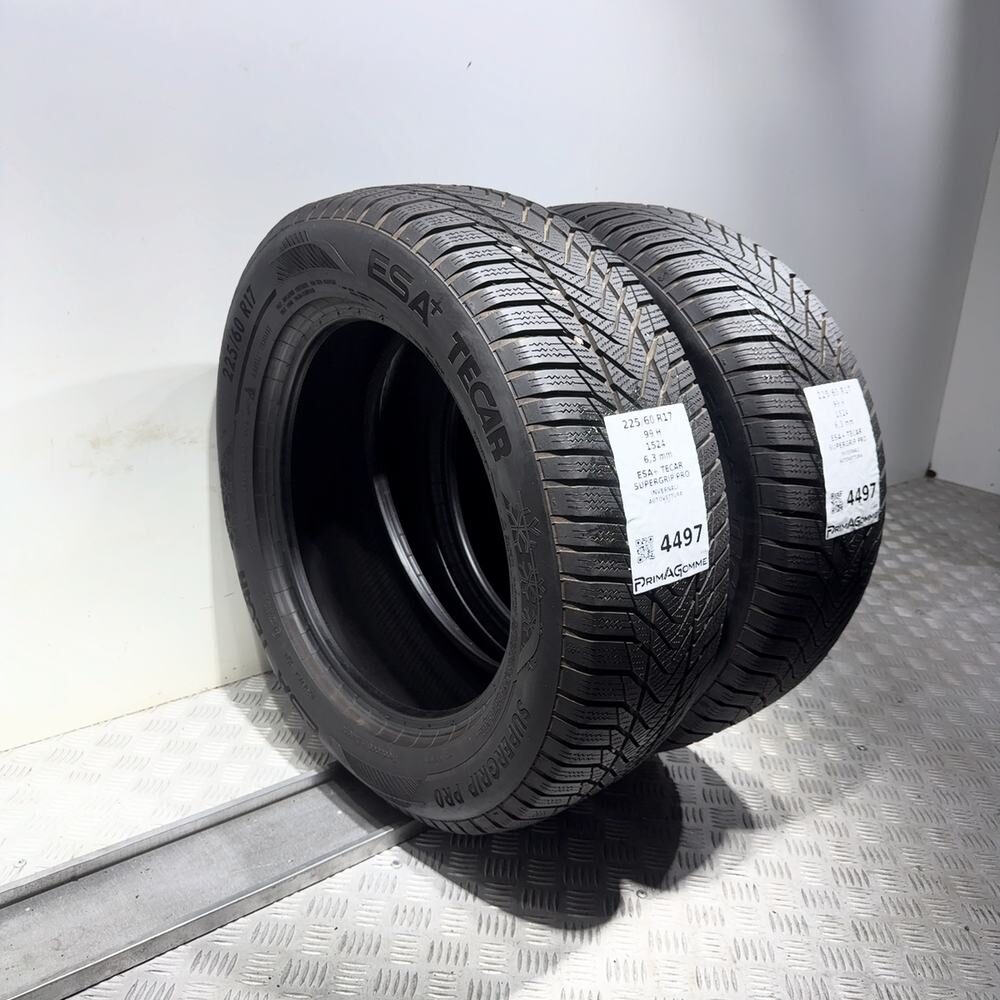 Gomme Usate 225 60 R17 99H Esa+ Tecar Supergrip Pro 90% Invernali - immagine 7