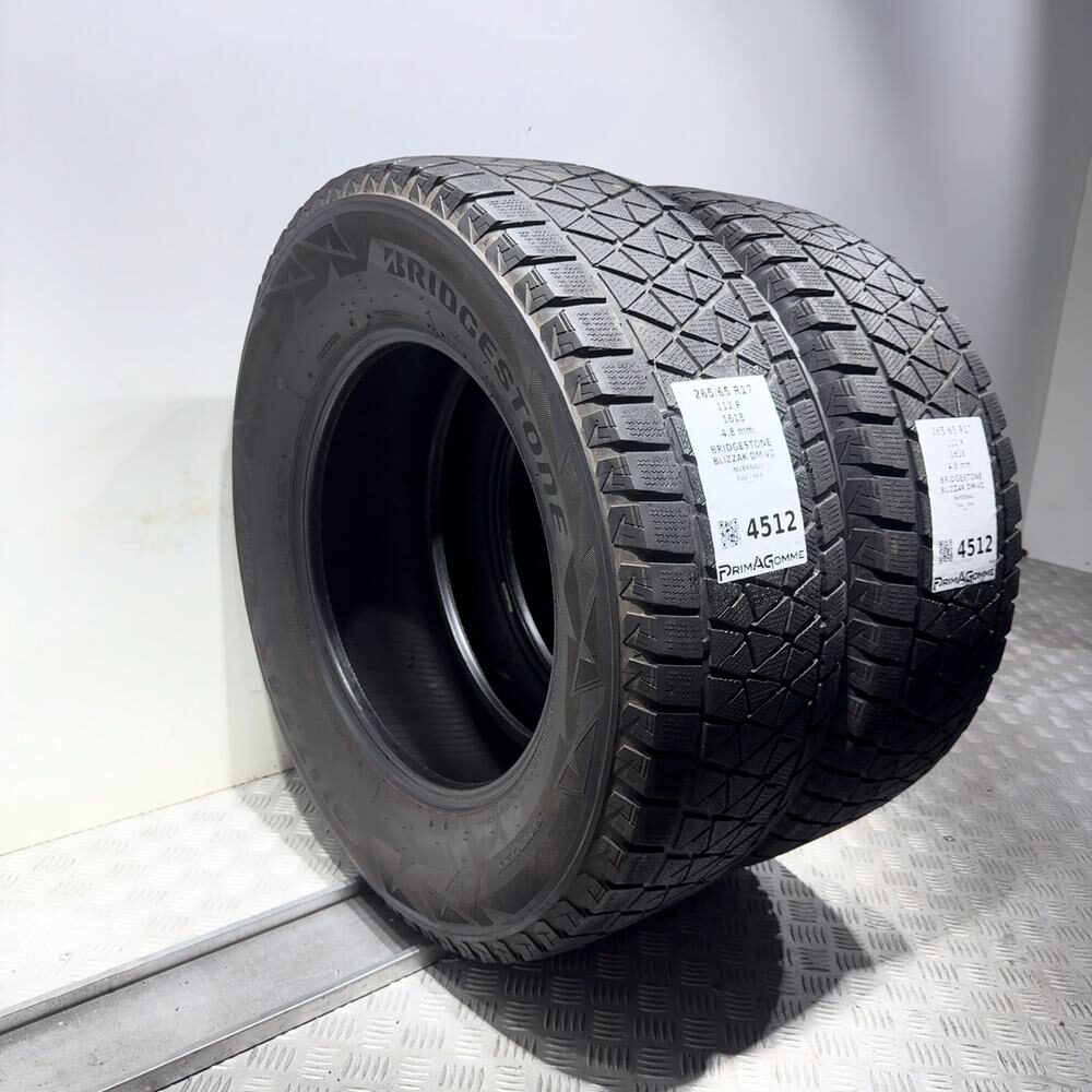 Gomme Usate 265 65 R17 112R Bridgestone Blizzak DM-V2 Invernali - immagine 7