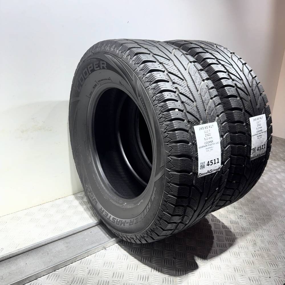 Gomme Usate 265 65 R17 112T Cooper Weather-Master Wsc 74% Invernali - immagine 7