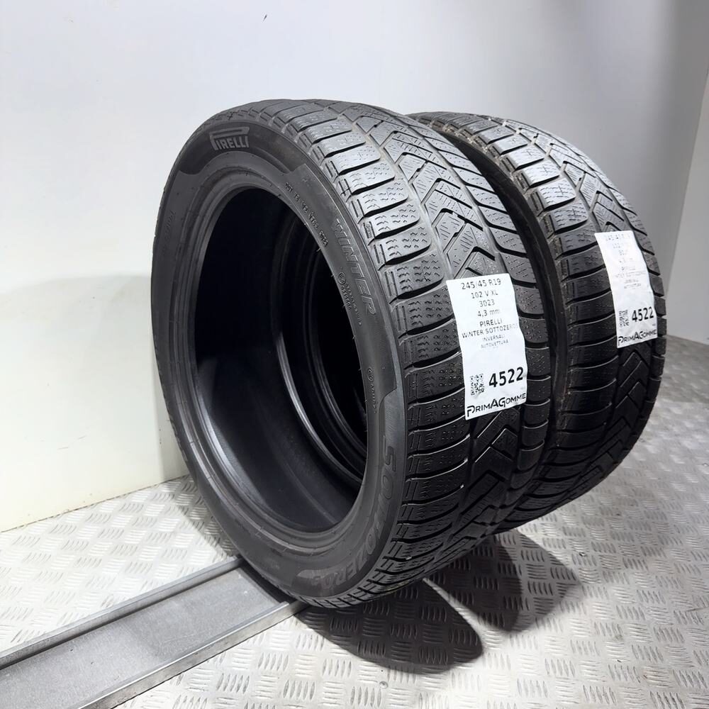 Gomme Usate 245 45 R19 102V XL Pirelli Winter Sottozero 3 Invernali - immagine 7