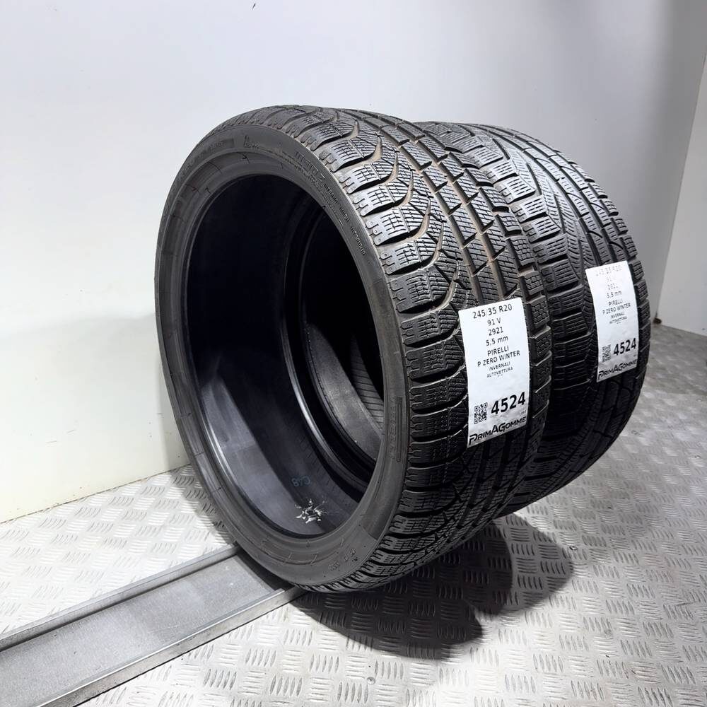 Gomme Usate 245 35 R20 91V Pirelli P Zero Winter 79% Invernali - immagine 7