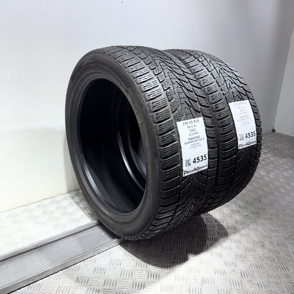 Gomme Usate 235 45 R18 98V XL Nankang Winter Activa 4 Invernali - immagine 7