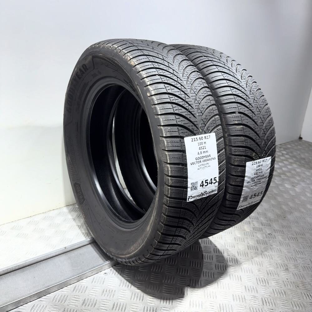 Gomme Usate 215 60 R17 100H Goodyear Vector 4Seasons 4 Stagioni - immagine 7