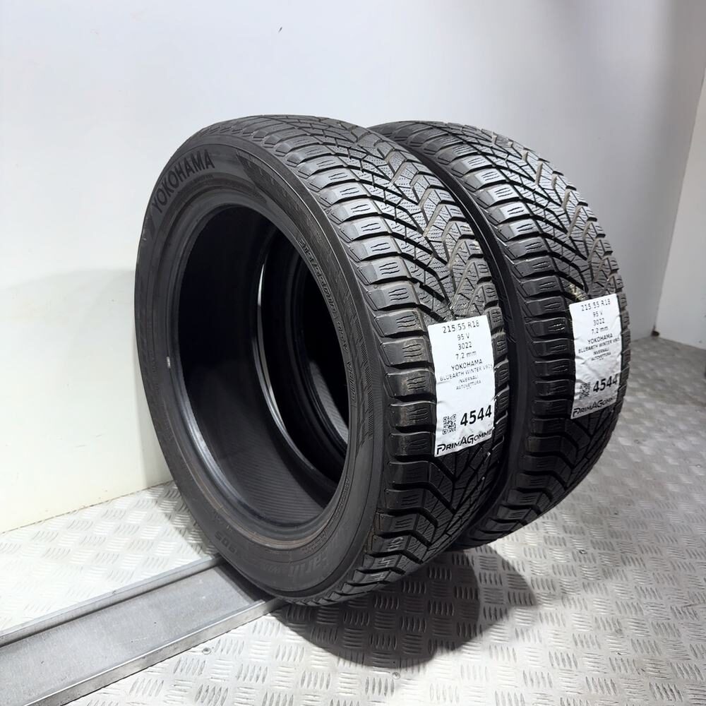 Gomme Usate 215 55 R18 95V Yokohama Bluearth Winter V905 98% Invernali - immagine 7