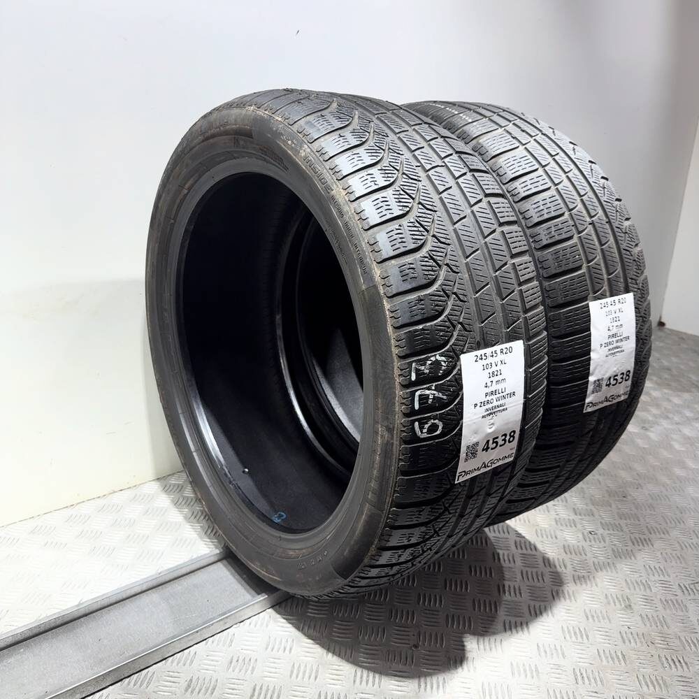 Gomme Usate 245 45 R20 103V XL Pirelli P Zero Winter Invernali - immagine 7