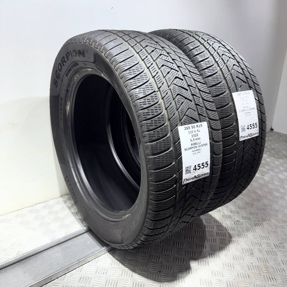 Gomme Usate 265 50 R19 110V XL Pirelli Scorpion Winter 76% Invernali - immagine 7