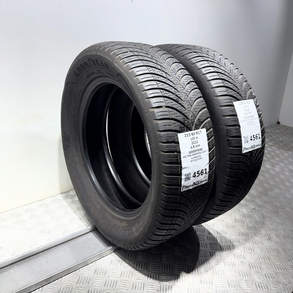 Gomme Usate 215 60 R17 100H Goodyear Vector 4Seasons Gen-3 4 Stagioni - immagine 7